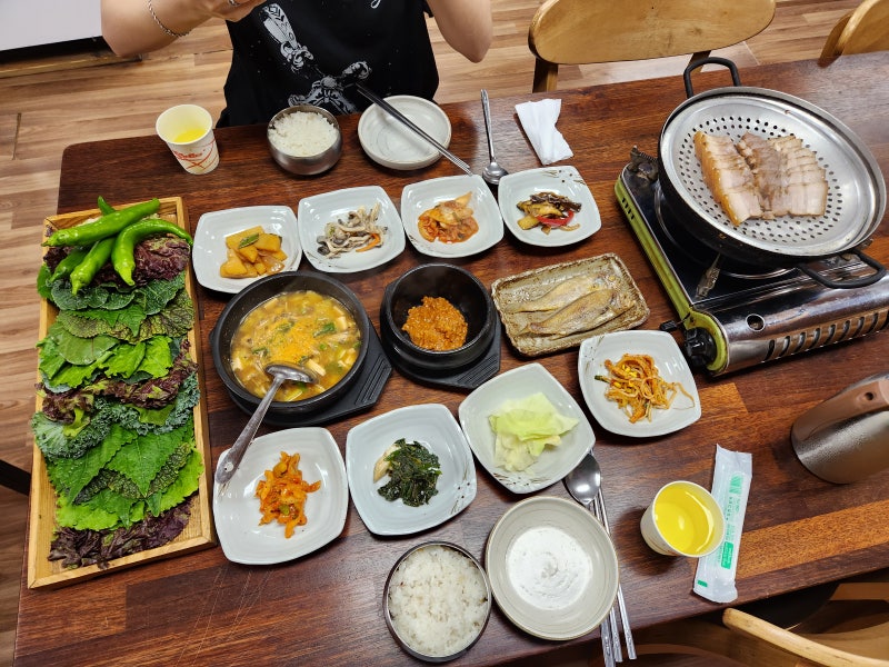 가평 한식 백반 쌈밥 맛집 [밤나무집] 가정집 맛집 느낌 한식러버는 감동