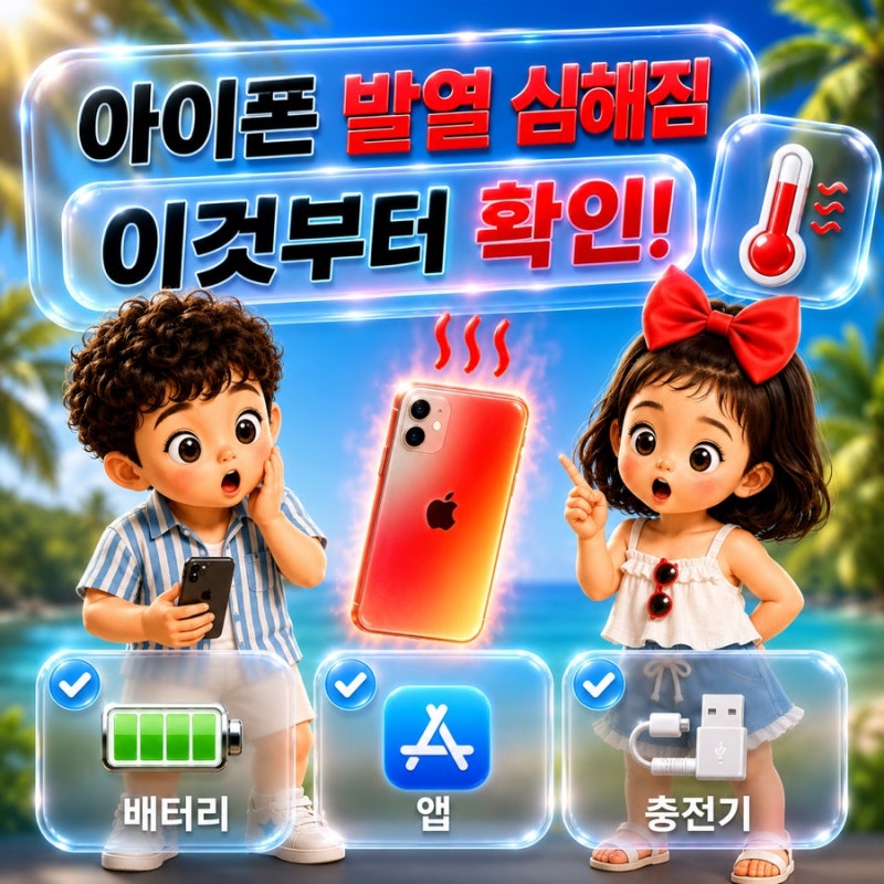 아이폰 발열 심해짐 원인별 해결방법 | 갑자기 뜨거워질 때 이것부터 확인!