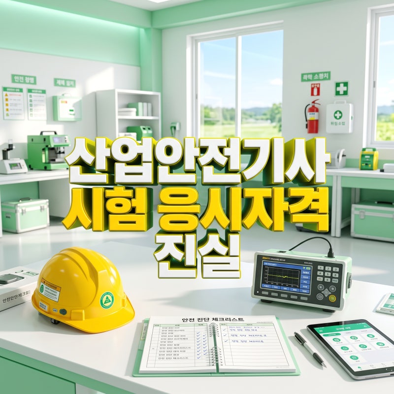 산업안전기사 시험 응시자격 조건과 합격률 속에 숨은 진실