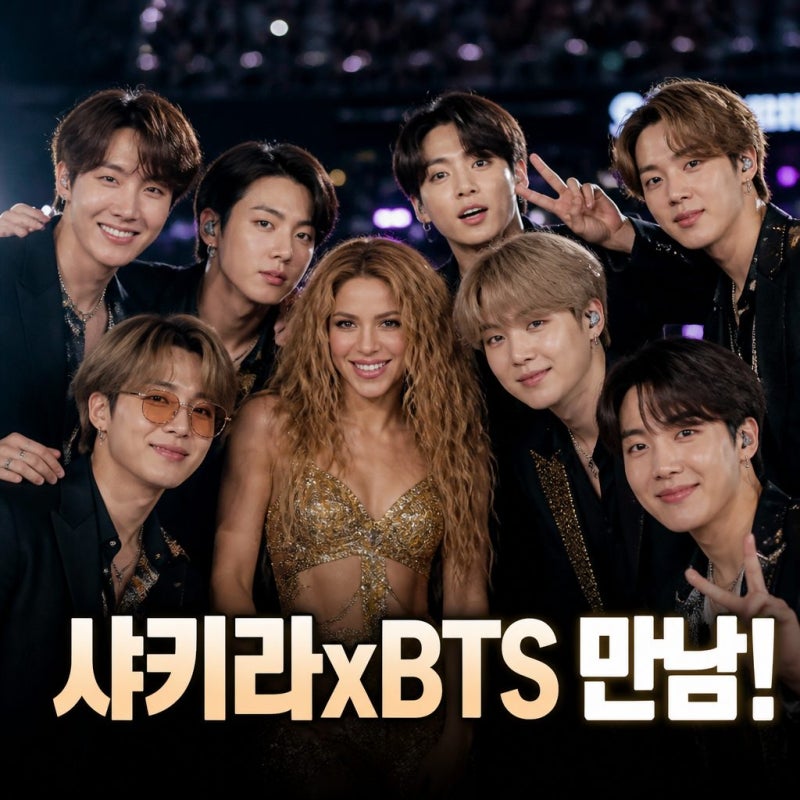 샤키라 한국어 인사에 BTS 교류까지 화제