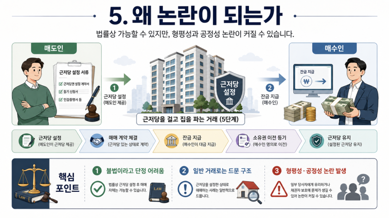 이재명 대통령 분당 아파트 매매 내용 총정리, 근저당 설정 후 매매, 불법인가? 통상적인 거....