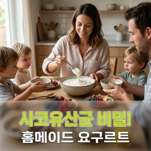 실패 없는 홈메이드 요구르트의 핵심, 사코유산균 완벽 가이드