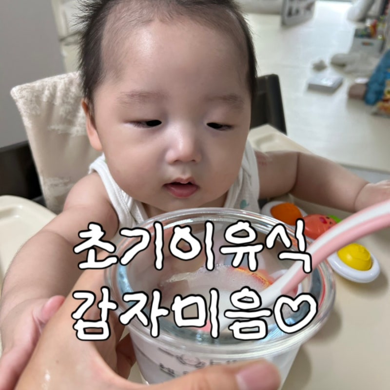 [초기 이유식] 감자미음 만들기 | 수연이네사남매이유식 참고, 감자미음 10배죽, 초간단 레시....
