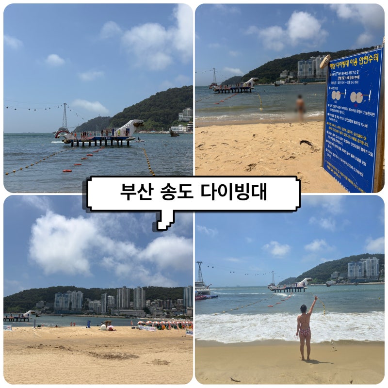 부산 송도해수욕장 해상 다이빙대 수린이 버킷리스트 도전기!