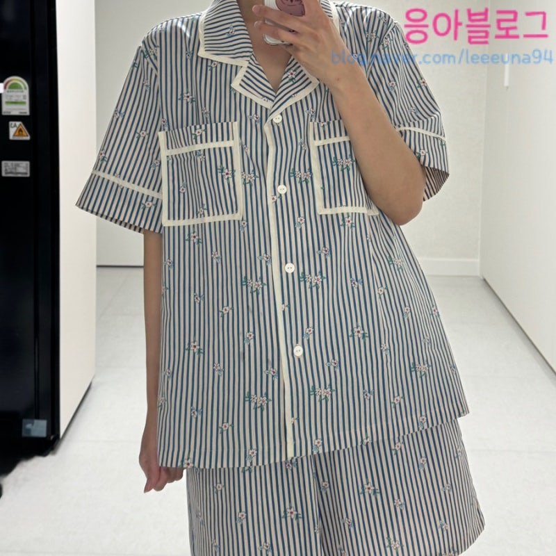울랄라 파자마 세일 구매! 미코 반팔 크림 40수 반팔 커플 잠옷 추천
