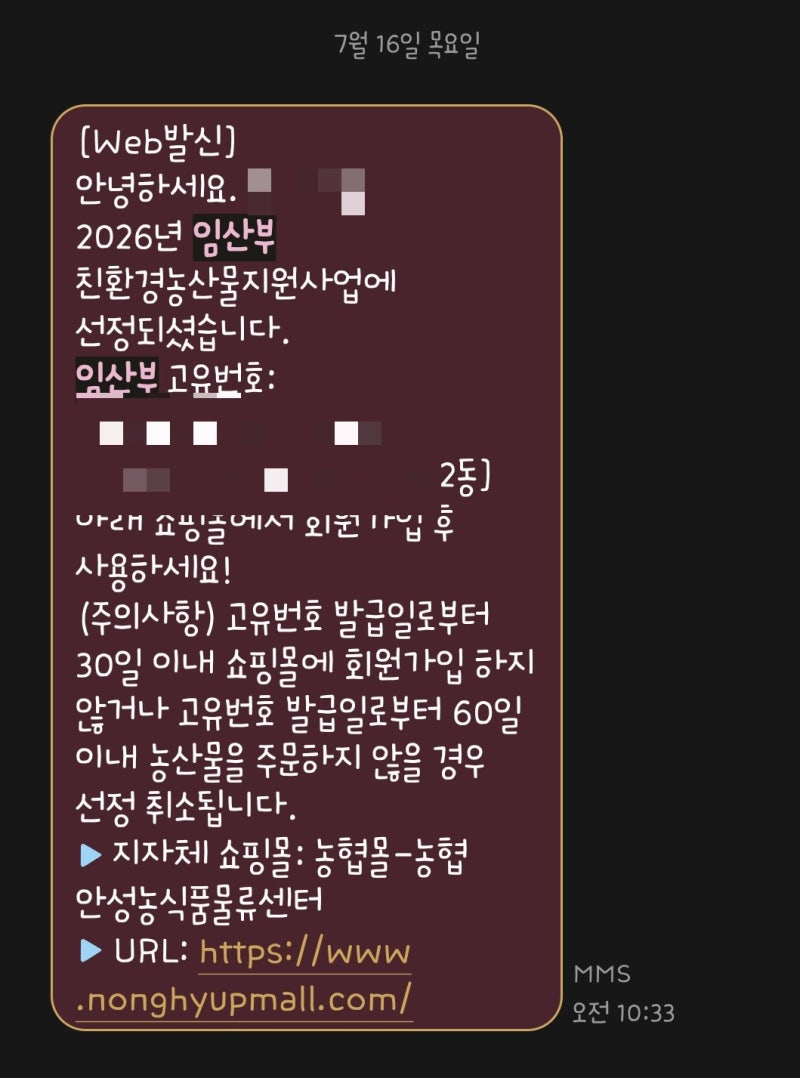 2026 경기도 임산부 농산물 에코이몰 결제 오류 해결 팁 (농산물 50%·주문 마감)