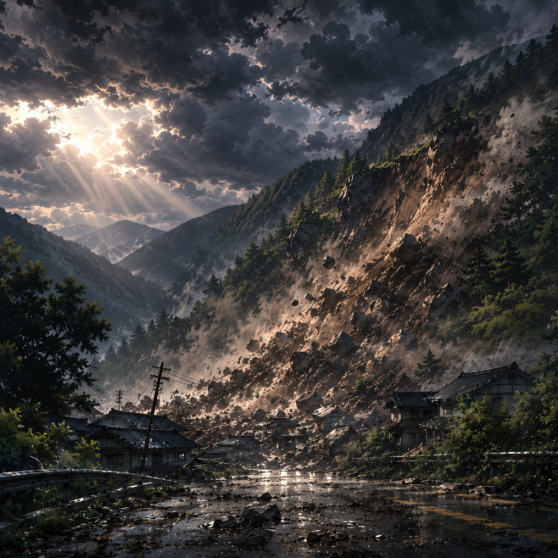 산사태 꿈해몽 총정리! 산이 무너지는 꿈, 길몽일까 흉몽일까