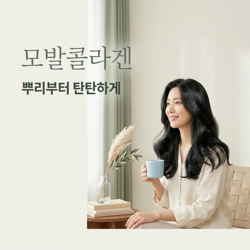 모발콜라겐 효과 있을까? 얇아지는 머리카락을 위한 선택 가이드
