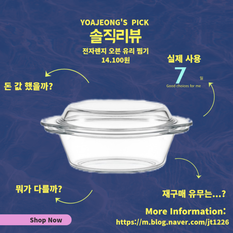 르베르폴리세 전자렌지 오븐 유리 찜기 3호 내돈내산 후기