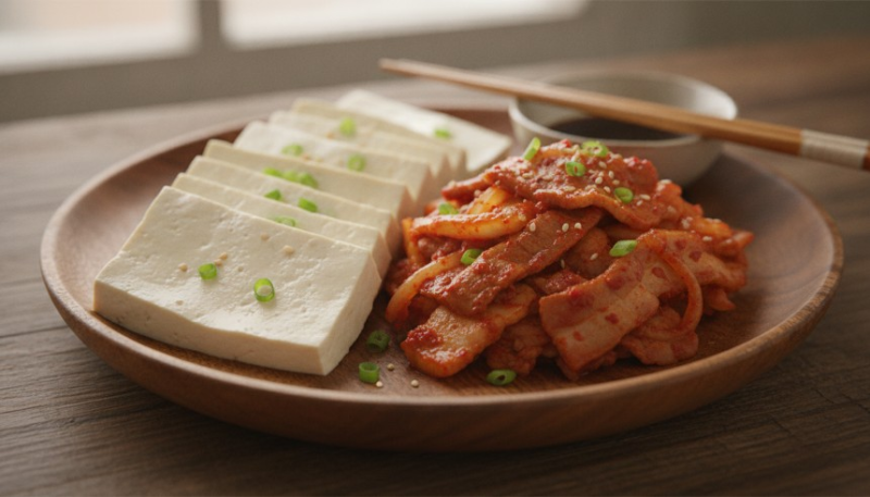 묵은지 없이도 깊은 맛! 류수영 볶음김치 레시피와 두부김치 황금비율
