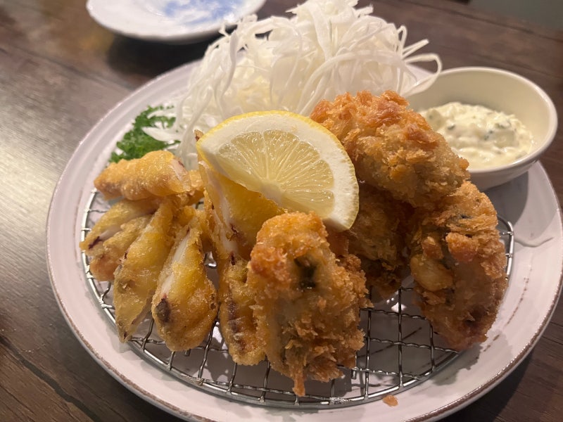 [공덕역 이자카야 : 카에데] 카츠동과 히레카츠가 맛있는 곳 | 굴튀김 + 오징어튀김, 가라아게....