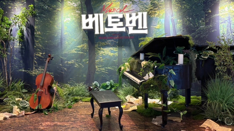 [베토벤 뮤지컬]비 오는 날 다녀온 뮤지컬 베토벤 박효신 후기, 세종문화회관 대극장 2층 시....