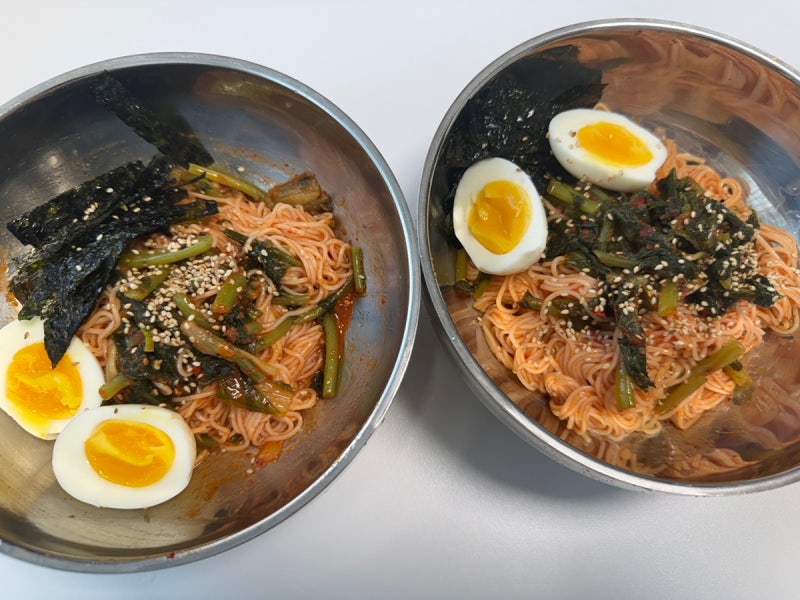 열무비빔국수 레시피 ｜새콤달콤 양념장 황금비율로 여름 별미 완성