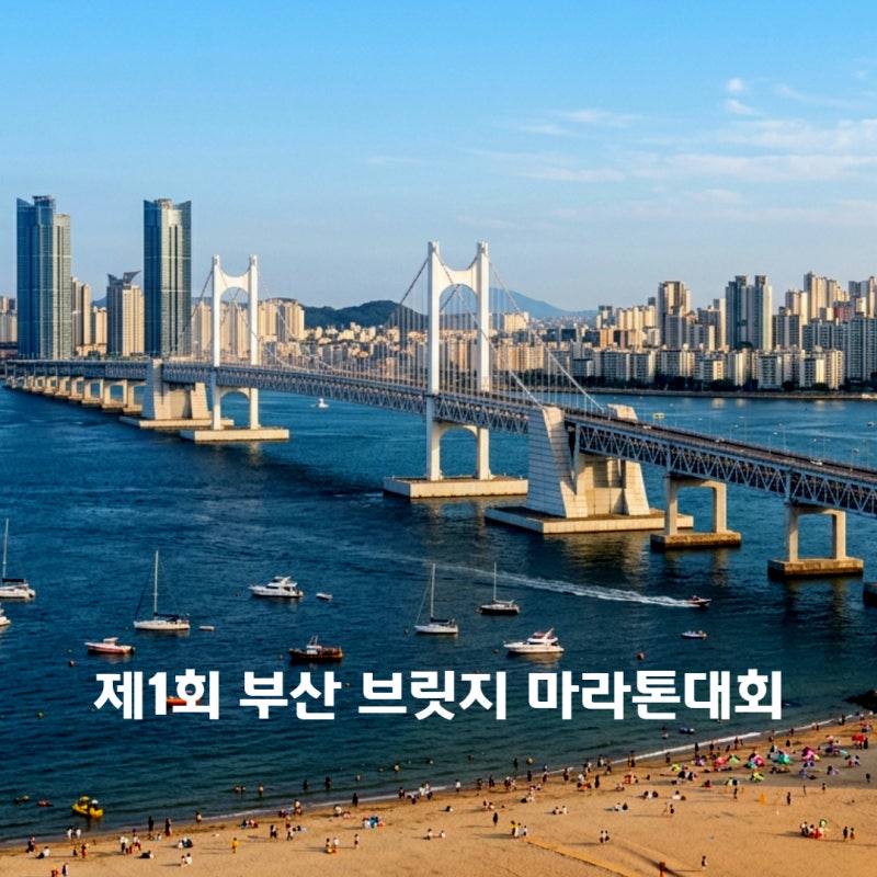 제1회 부산 브릿지 마라톤 대회정보 코스 총정리