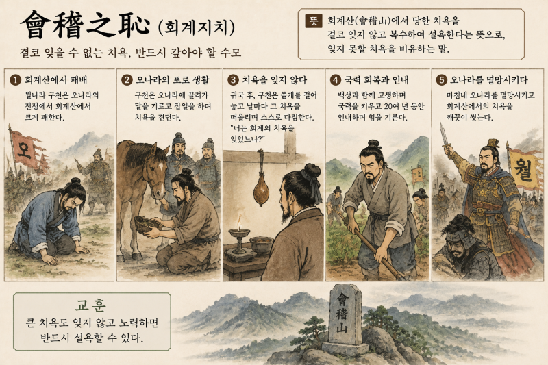會稽之恥(회계지치)