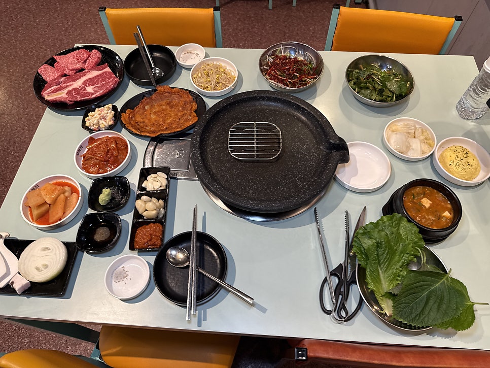 꾸석지돌판한우 아산용화점 사진 1