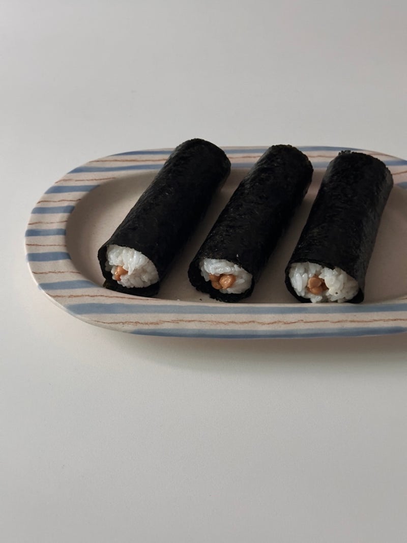 일본 편의점 낫또김밥 레시피 (완결판)