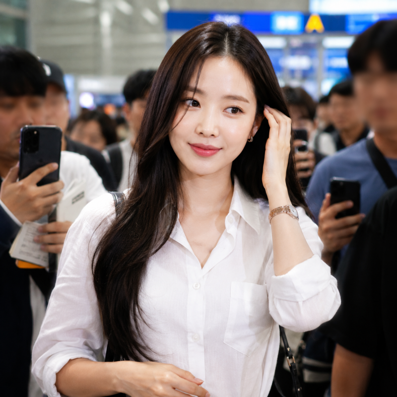 "손나은이 해외여행만 가면 연락처를 요청받았던 이유"