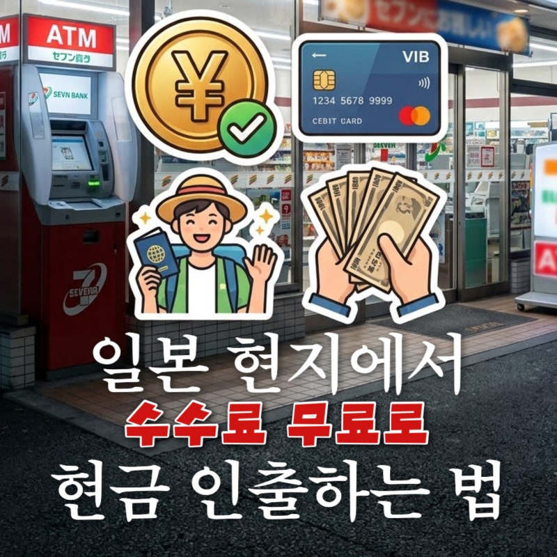 일본 여행 가기 전 필수! 토스 카드로 현지 ATM 수수료 0원 만드는 법
