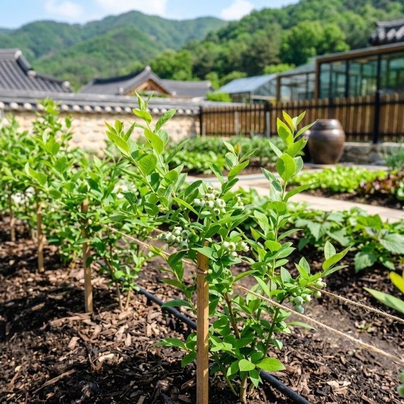 블루베리 묘목 키우기 심는 시기와 물주기 병충해 예방 방법