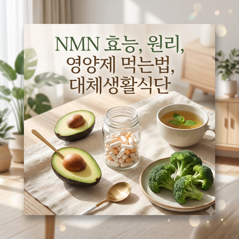 NMN 효능, 원리, 영양제 먹는법, 부작용, 대체생활식단까지