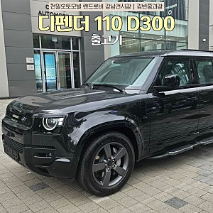 디펜더 110 D300 실구매 출고 후기 [레인지로버 강남전시장 김빈중]