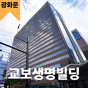광화문역 교보생명빌딩 전용면적 280평 대형사무실 임대