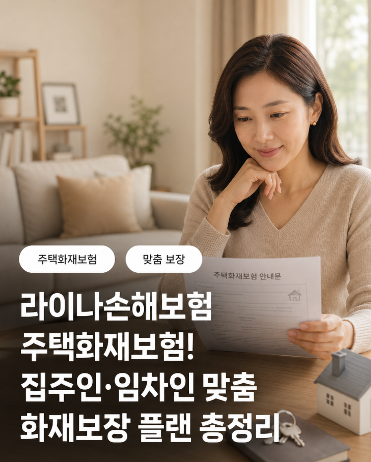 라이나손해보험 주택화재보험! 집주인·임차인 맞춤 화재보장 플랜 총정리