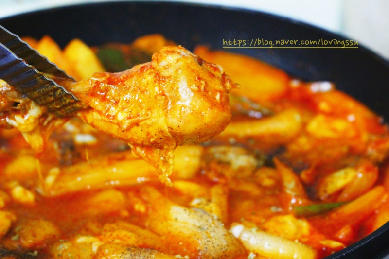 로제찜닭 레시피 찜닭 소스 양념 만들기 닭볶음탕용 닭 요리