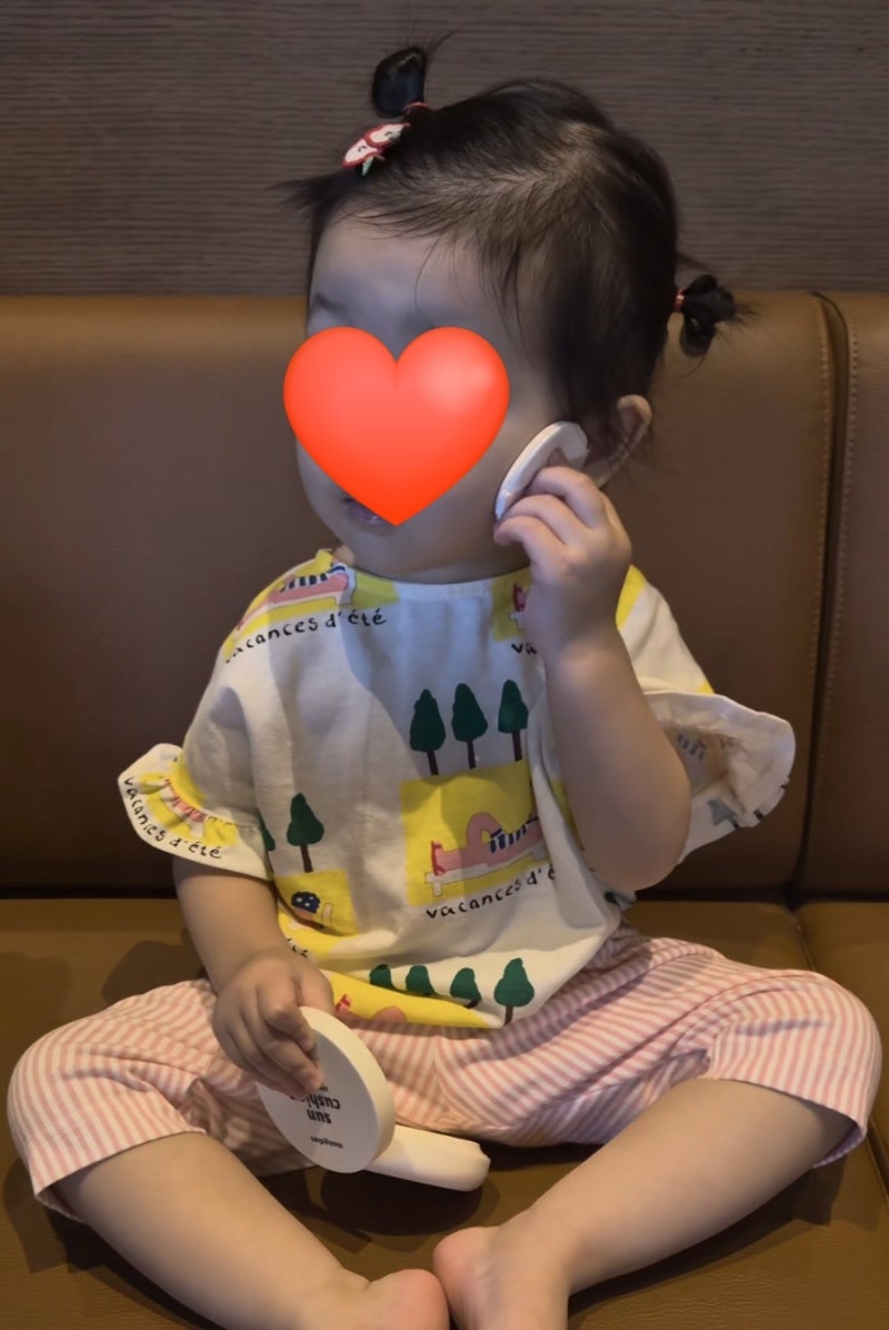 20개월 아기 외출 필수템! 몽디에스 유아썬쿠션 사용 후기