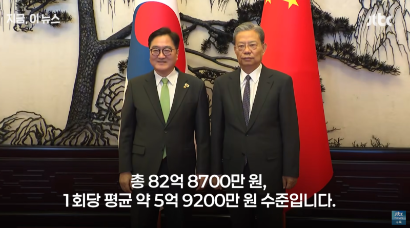 주진우 “우원식, 82억 들인 해외출장 14회 아내 동행”… 배우자의 ‘공적 역할’ 쟁점 부각