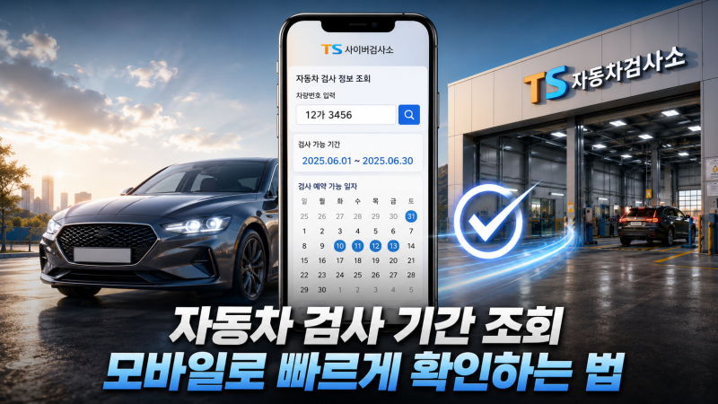 자동차 검사 기간 조회 모바일로 빠르게 확인하는 법