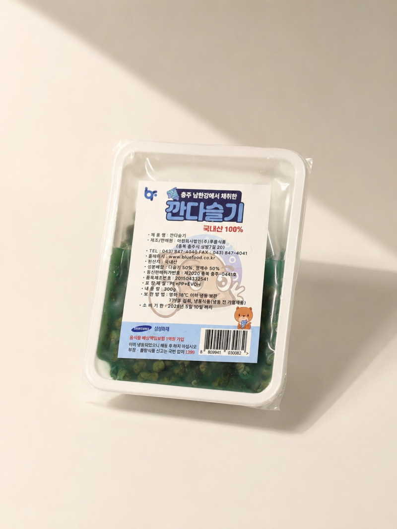 다슬기 너무 좋아하는데 껍데기 없이 통통하게?! 푸름식품 깐다슬기로 집밥 레시피