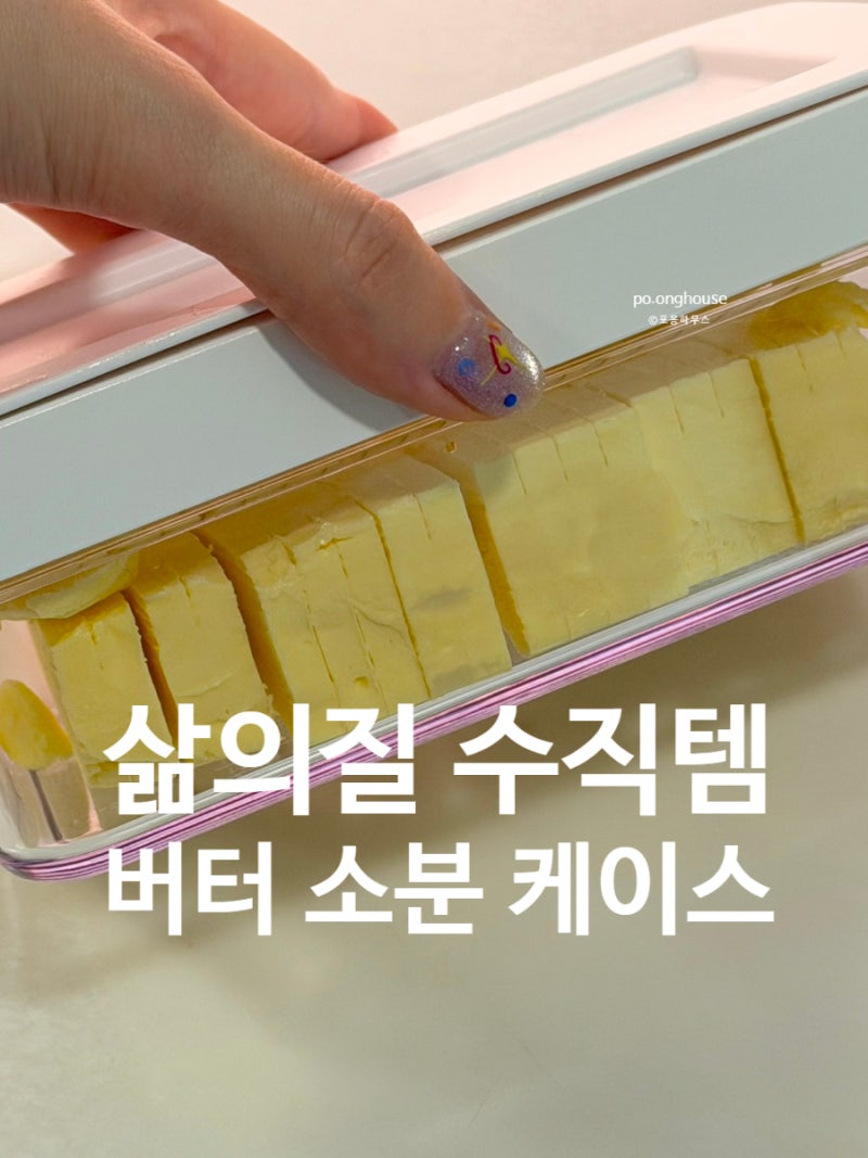 [무지 추천템] 진짜 편리한 "버터 커터 케이스"_내돈내산