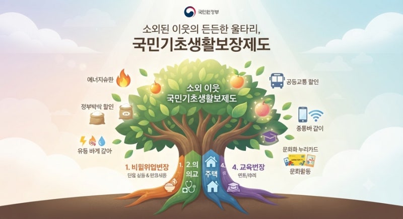 소외된 이웃의 든든한 울타리, 국민기초생활보장제도의 이해와 지원 혜택 총정리