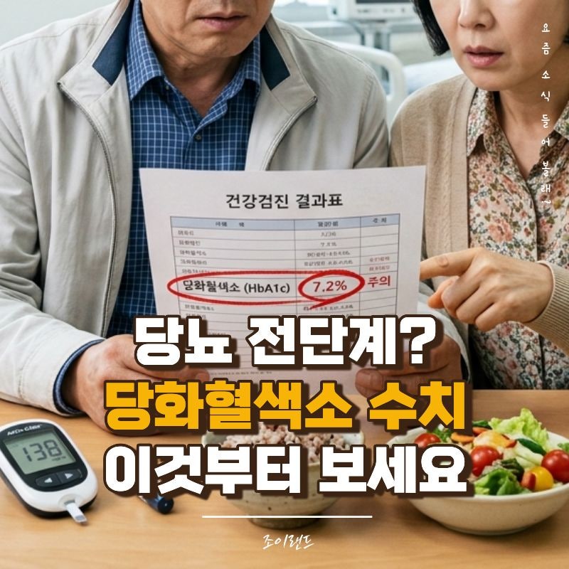당화혈색소 수치 정상범위 및 낮추는 법 식단 관리 가이드