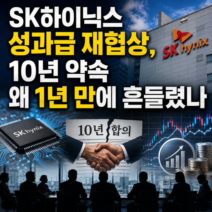 SK<b>하이닉스 성과급</b> 재협상, 10년 약속 왜 1년 만에 흔들렸나