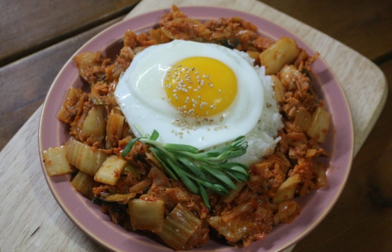 한그릇요리 레시피 입맛없을 때 참치김치덮밥 만들기