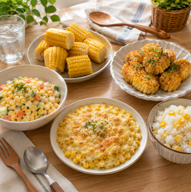 옥수수 요리 5가지, 삶은 옥수수부터 콘치즈까지 초보도 쉽게 만들어요