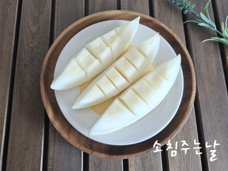 멜론 자르는 법 메론 고르는 방법 후숙 보관