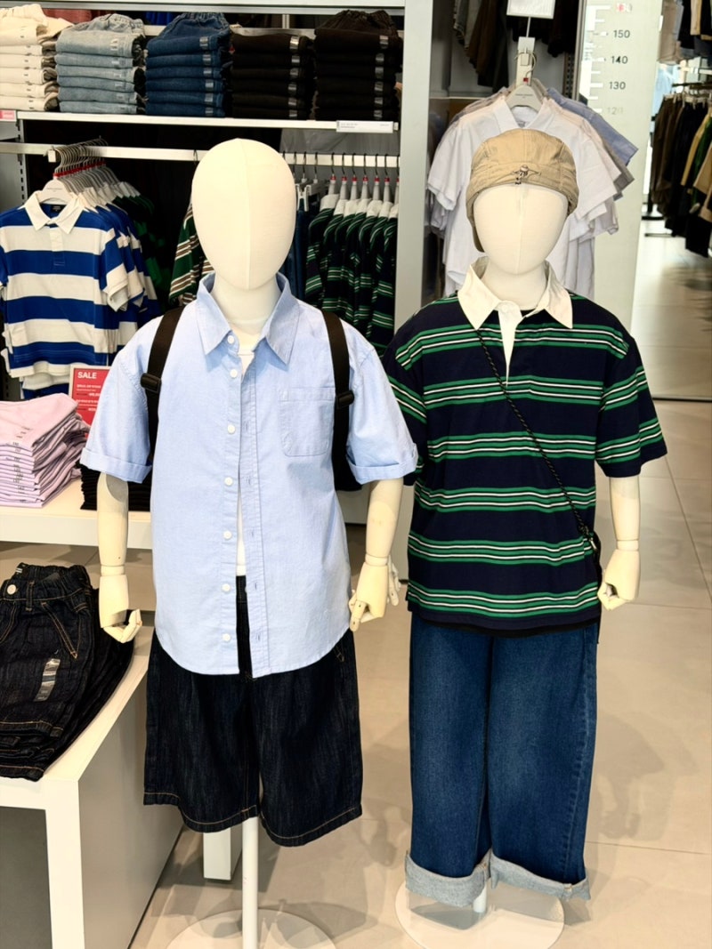 “키즈 티셔츠가 9,900원?” 무신사 스탠다드 송도 세일 털어봤어요!