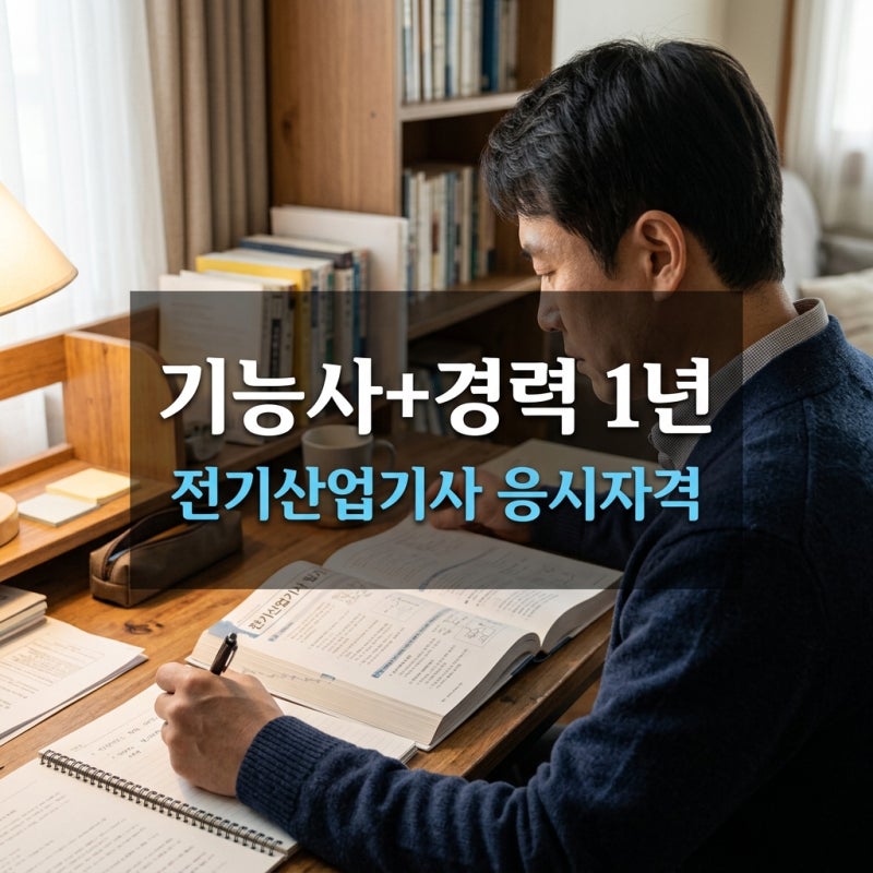전기기능사 취득 후 전기산업기사 응시자격｜경력·학력별 준비 방법
