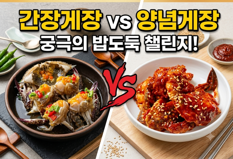 밥도둑 끝판왕! 간장게장 vs 양념게장 완벽 비교 & 황금 레시피