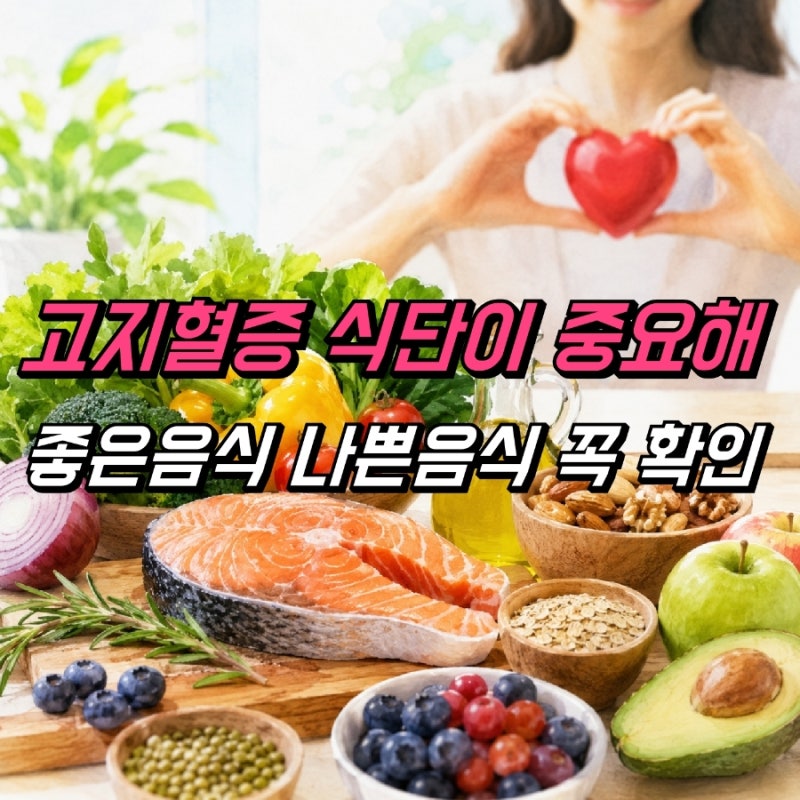 고지혈증 좋은음식 나쁜음식, 식단 관리법