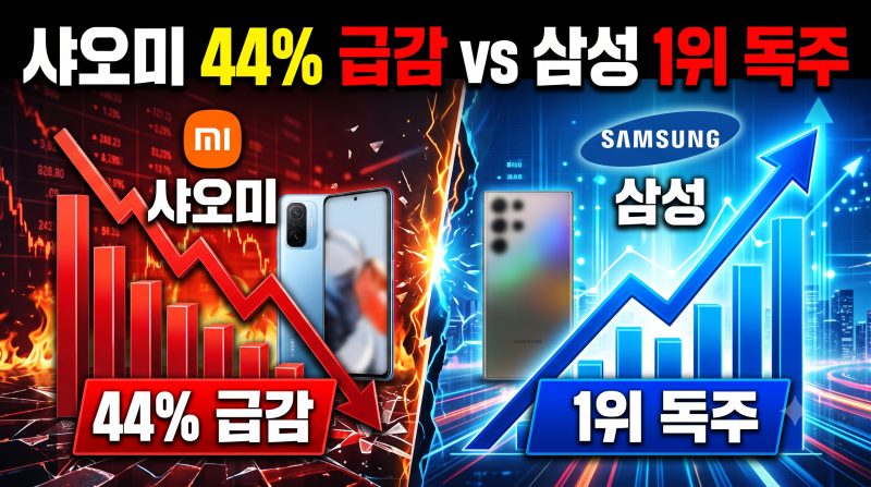 중국 스마트폰 반토막 참사… 삼성전자가 웃는 결정적 이유 3가지