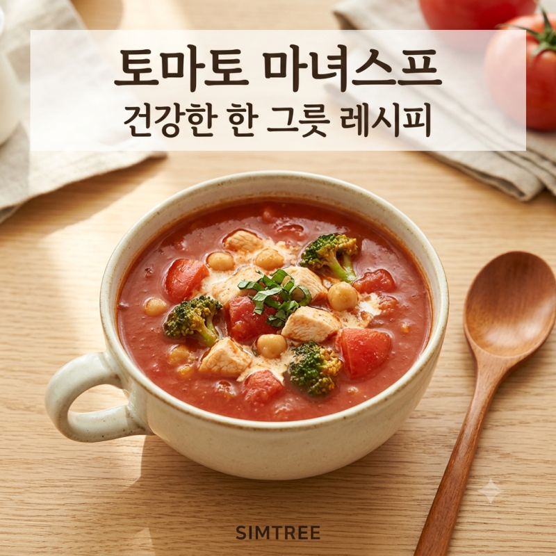토마토 듬뿍 닭가슴살 마녀스프 레시피 건강하고 든든한 한 그릇 토마토스프