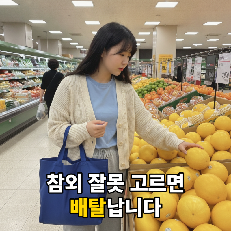 잘못 고르면 배탈 나는 참외 고르는법 "이 것만 주의하세요"