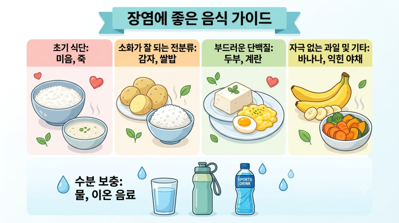 장염 걸렸을 때 죽 말고 뭐 먹지? 장염에 좋은 음식 vs 피해야 할 음식
