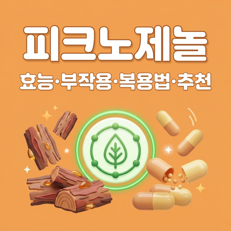피크노제놀 효능 부작용 갱년기 영양제 고르는 법 복용법