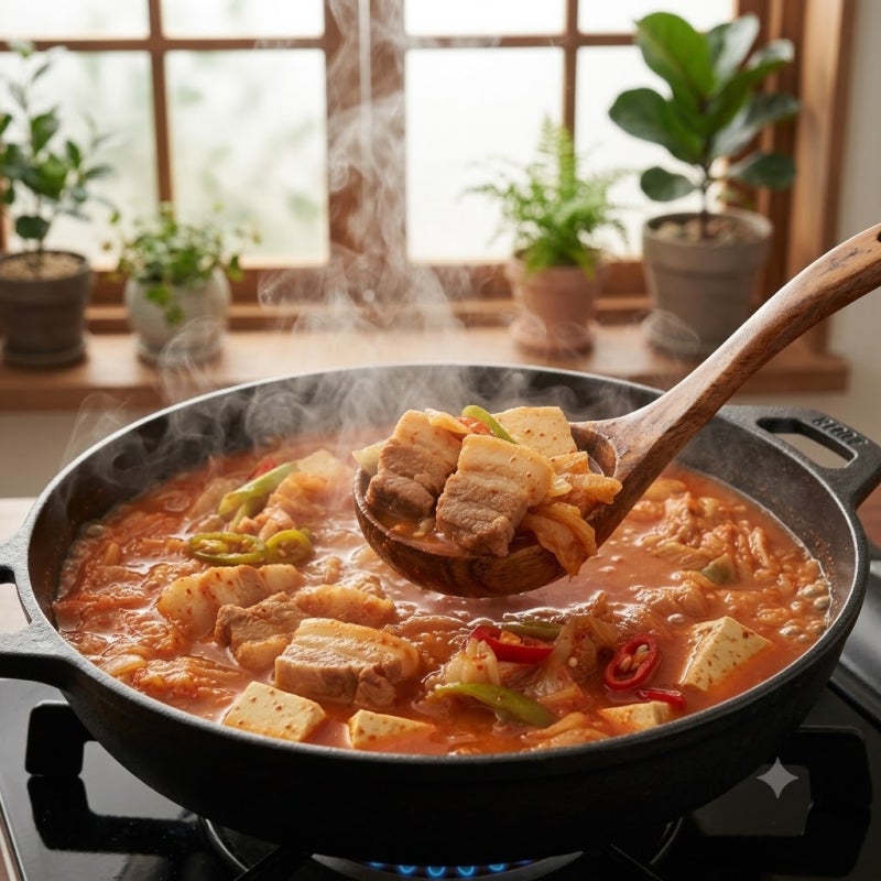 백종원 돼지고기 김치찌개 맛있게 끓이는법, 깊고 진한 국물 맛의 비결은 쌀뜨물!
